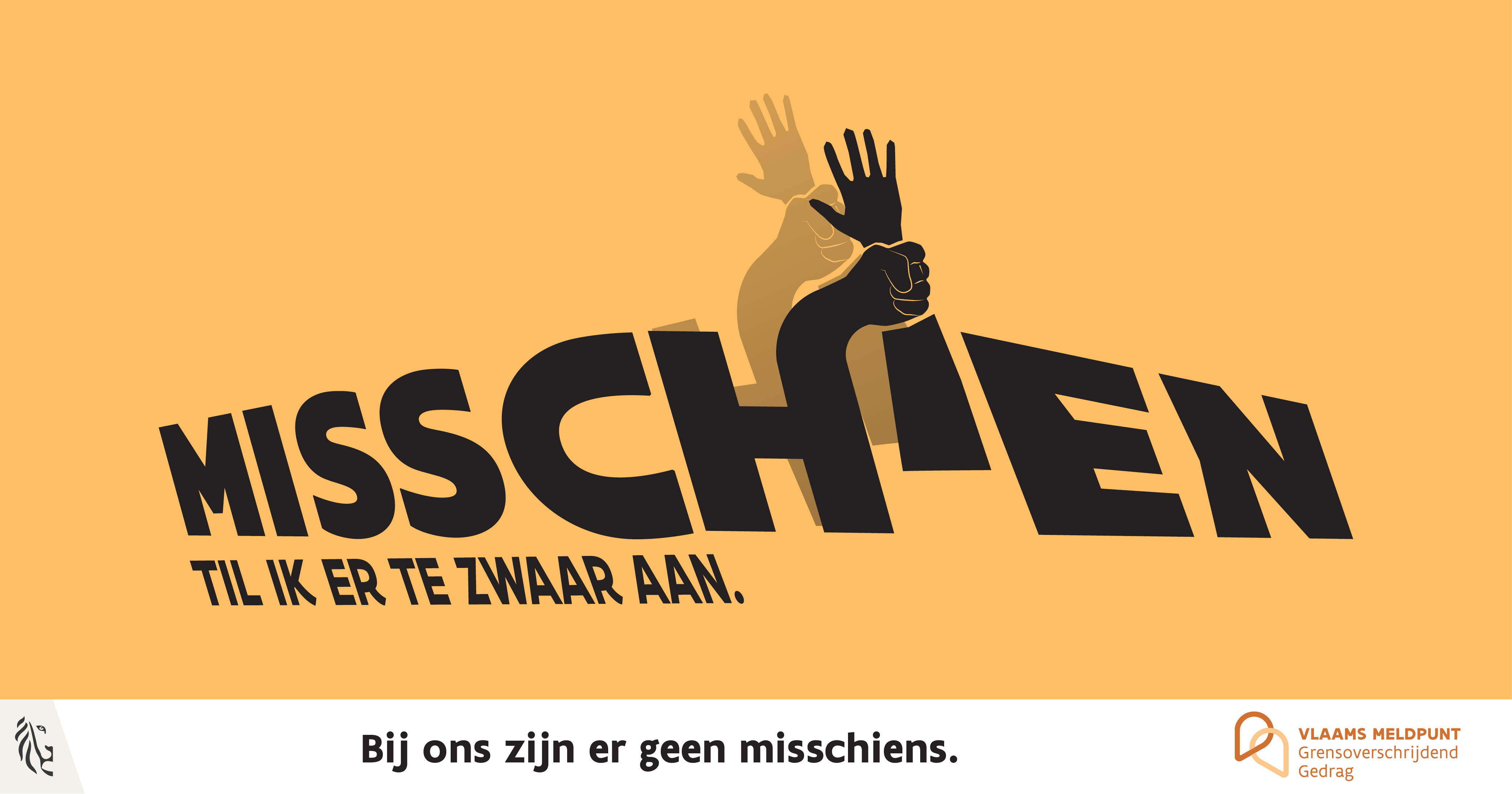 campagnebeeld Vlaams Meldpunt Grensoverschrijdend Gedrag